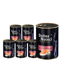 DOLINA NOTECI Premium rikkalikult lõhega täiskasvanud kassidele 12x400 g