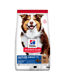 HILL'S Science Plan Canine Mature Adult Lambaliha ja riis vanematele koertele 28kg (2x14kg)