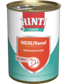 RINTI Canine Niere/Renal   neerupuudulikkusega veiseliha 12 x 800 g