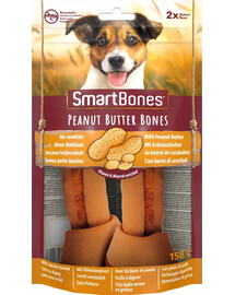 SMART BONES keskmise suurusega maapähklivõi koera närimiskondid x 2 + mänguasi