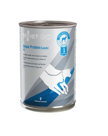 TROVET Unique Protein Lamb UPL koertele ja kassidele lambaliha 12x400 g