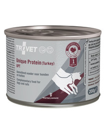 TROVET Unique Protein Turkey UPT koertele ja kassidele kalkun 6x200 g