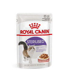 ROYAL CANIN Steriliseeritud 48x85 kastmes Märgtoit steriliseeritud täiskasvanud kassidele