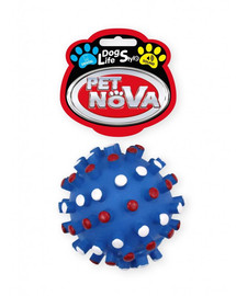 PET NOVA DOG LIFE STYLE Siilipall 8,5cm sinine