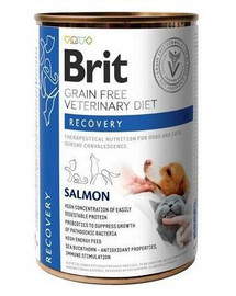 BRIT Veterinary Diet Recovery Salmon dla psa i kota 400 g