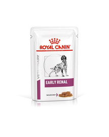 ROYAL CANIN Dog Early Renal 24 x 100 g märgtoit neeruhaigete koerte jaoks.