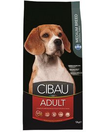 CIBAU Adult Medium täiskasvanud keskmist tõugu koertele 12 kg