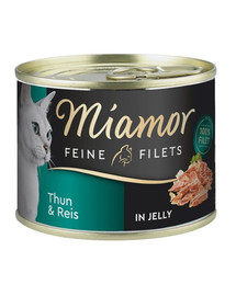 MIAMOR Feline Filets Tuunikala ja riis želees 185 g
