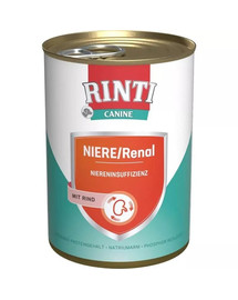 RINTI Canine Kidney-diet/Renal veiseliha 400 g neerupuudulikkuse