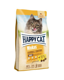 HAPPY CAT Mink Hairball Control kanaliha 4 kg