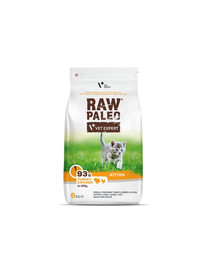 VETEXPERT Raw Paleo Kitten Turkey&Chicken kassipoegadele kalkun, kana 6 kg