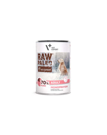 VETEXPERT Raw Paleo Wieprzowina/Sealiha täiskasvanudele konserv 400g