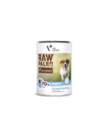 VETEXPERT Raw Paleo Dorsz/Cod Puppy Can 400g on täistoit kasvavatele koertele