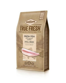 CARNILOVE True Fresh Fish Adult  Täiskasvanudele märgtoit väikestele tõugudele 1,4 kg Kalaga