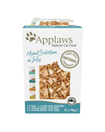 APPLAWS Cat Pouch Multipack 12 x 70 g erinevate maitsetega kassitoit