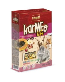 VITAPOL puuviljatoit hamstritele ja küülikutele 350g