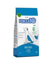 FORZA10 Mini Diet kalaga Hüpoallergeenne kuivtoit täiskasvanud väikest tõugu koertele 1,5 kg