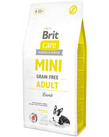 BRIT Care Mini Adult Täiskasvanud koerte toit lambalihaga 7kg