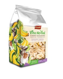 Vitapol banaanikrõpsud närilistele 150 g