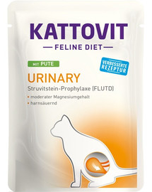 KATTOVIT Feline Diet URINARY kalkunilihaga kuseteede jaoks 85 g