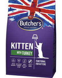BUTCHER'S Functional Cat Dry Junior kalkunilihaga 800 g