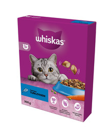 WHISKAS Adult 300g kuivtoit täiskasvanud kassidele maitsva tuunikalaga