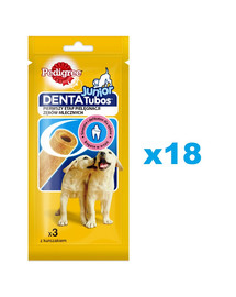 PEDIGREE DentaTubos Junior 18x72 g kutsikatoit kana maitsega
