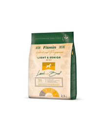 FITMIN Dog Nutritional Programme Mini Light Senior Lambaliha ja veiseliha 2,5 kg vanematele väikest tõugu koertele