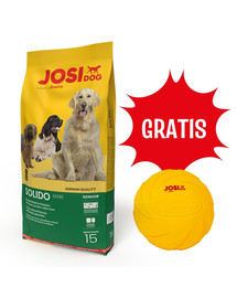 JOSERA JosiDog Solido koeratoit madala aktiivsusega koertele 15 kg +FRISBEE TASUTA