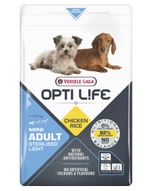 Versele-Laga Adult Light medium & maxi toit ülekaalulistele väikestele koertele 7,5 kg