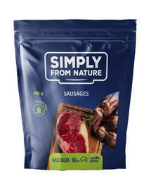 SIMPLY FROM NATURE Sausages with deer Vorstid naturaalsed maiuspalad metssealihaga 300 g