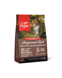 ORIJEN Regional Red Cat 1.8 kg Teraviljavaba kuiv täistoit täiskasvanud kassidele.