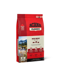 ACANA Classic Red 11,4 kg Täielik, teraviljavaba kuivtoode koertele. Põhineb lambalihal, anguse veiselihal ja sealihal.