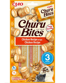 INABA Churu Bites Chicken wraps 3x10g kanawrapid kassidele