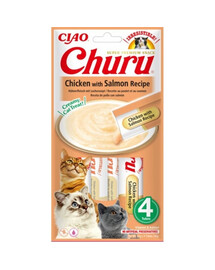 INABA Churu Kana lõhega kassidele 4x14g