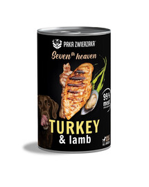 PAKA ZWIERZAKA Seventh Heaven Kalkuniliha ja lambaliha 6 x 400 g