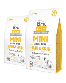 BRIT Care Mini Grain Free hair & skin 14 kg (2 x 7 kg)