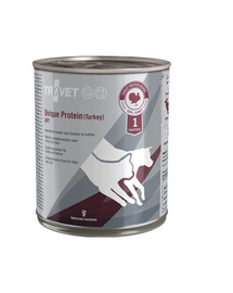TROVET Unique Protein Turkey UPT koertele ja kassidele kalkun 12x800 g