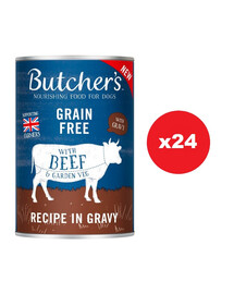 BUTCHER'S Original Recipe in Gravy veiselihapirukad kastmes koertele 24 x 400g