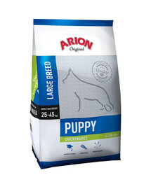 ARION Original suurt tõugu kutsikatele kana ja riis 12 kg