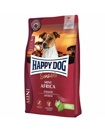 HAPPY DOG Sensible Mini Africa 4 kg struusidega