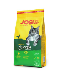 JOSERA JosiCat Crunchy Chicken 1,9kg koos kodulindudega täiskasvanud kassidele