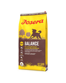 JOSERA Balance 12.5kg vanematele või vähem aktiivsetele koertele