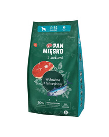 PAN MIĘSKO maitsetaimedega Veiseliha tuunikalaga S 9 kg väikestele tõugudele