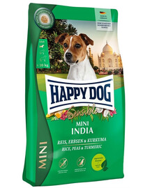 HAPPY DOG Sensible Mini India 4kg herned, riis ja kurkum