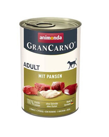 ANIMONDA GranCarno Sealiha rümbaga koertele 12x400 g