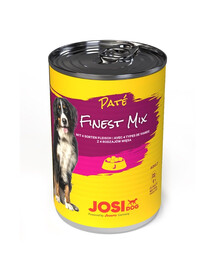 JOSERA JosiDog Finest Mix pasteet 4 tüüpi liha 400 g täiskasvanud koertele