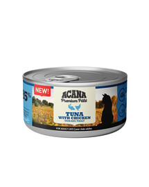 ACANA Premium Pate Tuna & Chicken tuunikala- ja kanapasteet kassidele 8 x 85 g
