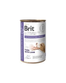 BRIT Grain Free Veterinary Diets Gastrointestinal Low Fat 400 g tuunikala lambalihaga