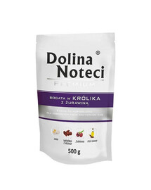 DOLINA NOTECI Premium küüliku ja jõhvikatega 500 g